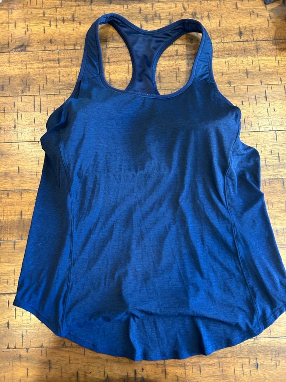 Athleta Navy Blue Racerback Tank Top
